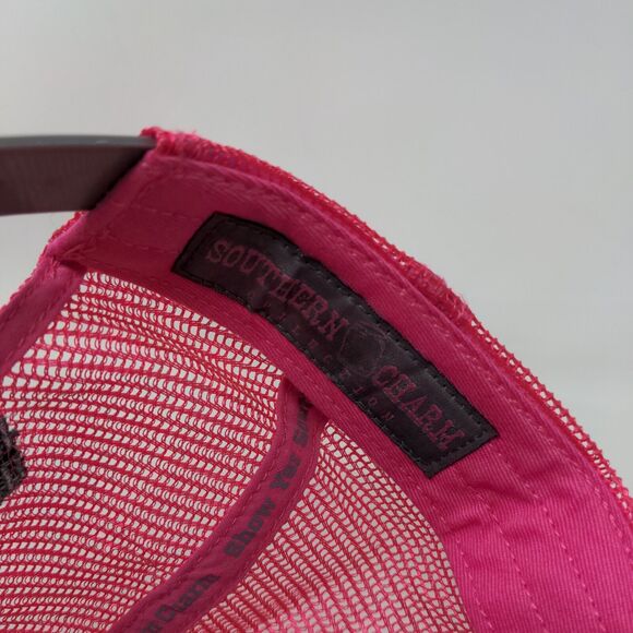 Southern Charm Traditional Wear Snapback Mesh Back Trucker Hat Multi One Size - Picture 7 of 8